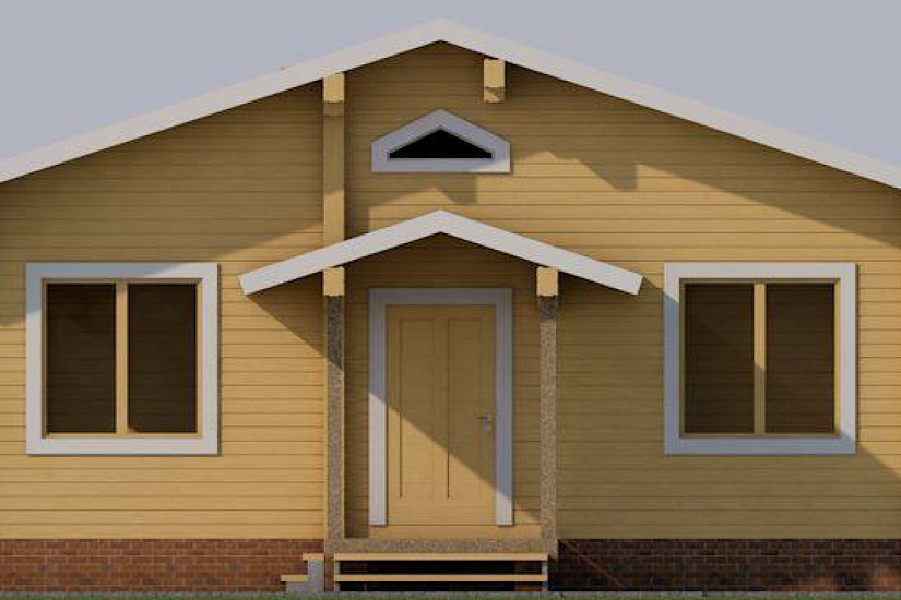 Дом-брус-1этаж-9000х10500-АР Дом-брус-1этаж-9000х10500-АР