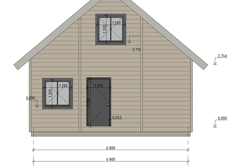 Дом-каркас150мм-с-мансардой-8800х6800-ЭП