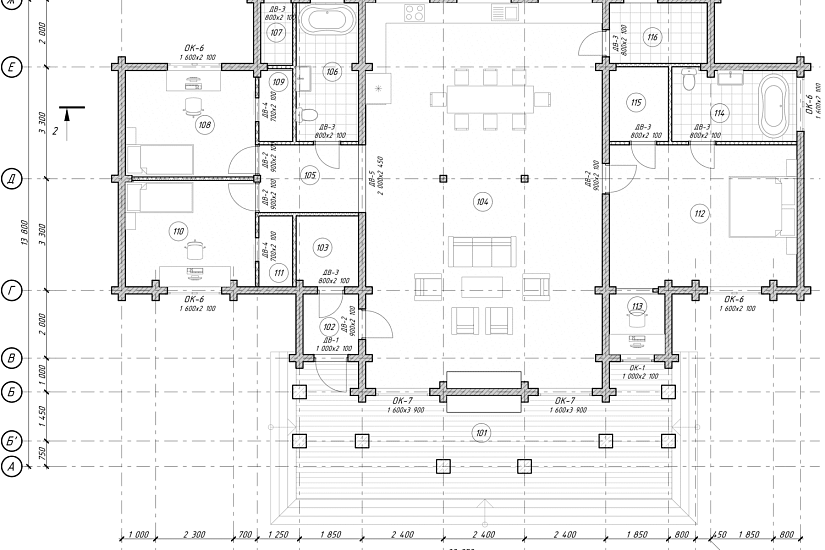 Дом-брус210х188мм-20050х13800-1эт-АР-КР