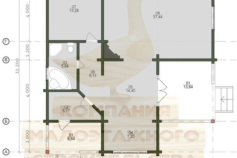 Проект дома Д-21 Проект дома Д-21