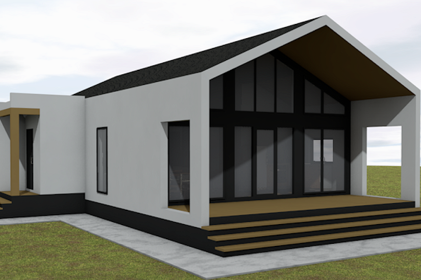 Дом-каркасно-щитовой-1этаж-9700х13750-ЭП