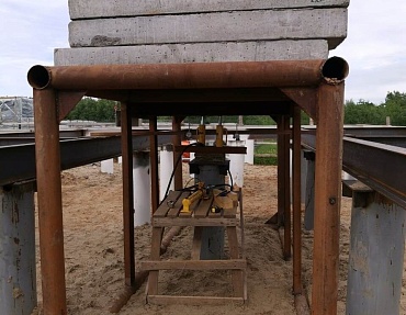 Испытания грунтов сваями на объекте «Детский сад»