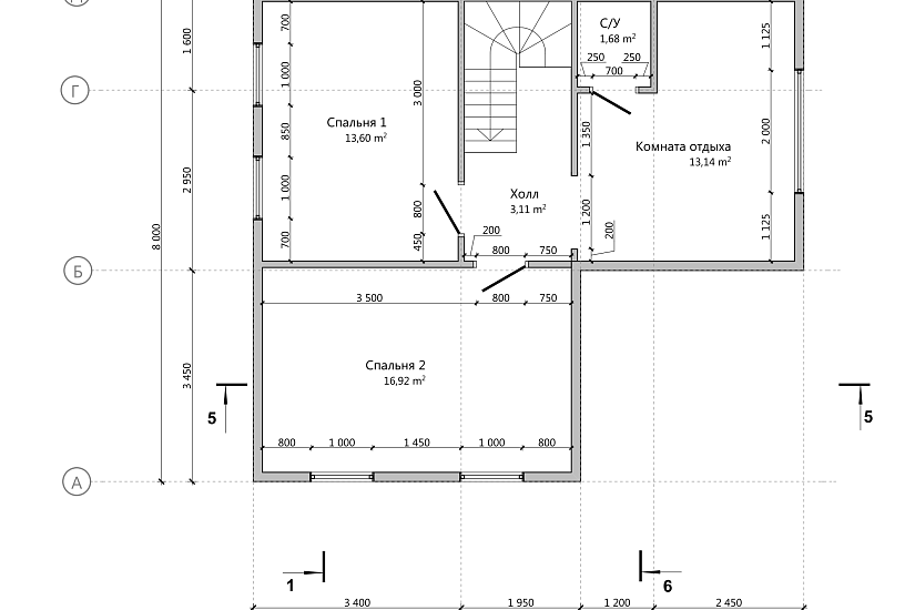 Дом-2эт-Каркасник150мм-9000х8000мм-ЭП