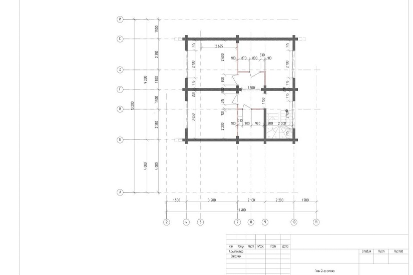Индивидуальный жилой дом из профилированного бруса