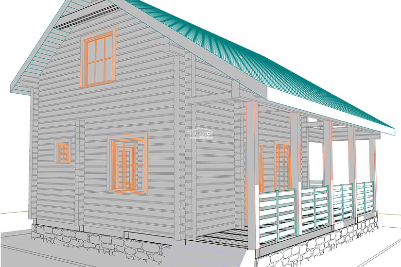 Дачный дом 2247