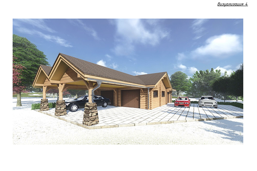 Гараж-бревно240мм-9400х11000-АР-КД Гараж-бревно240мм-9400х11000-АР-КД