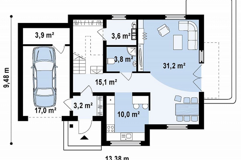 ДОМ ИЗ ГАЗОБЕТОНА ГД-149а