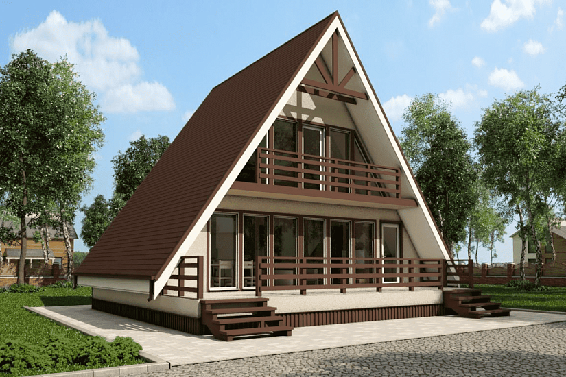 Дом-каркас-9000х6000мм-2 эт.-АР Дом-каркас-9000х6000мм-2 эт.-АР