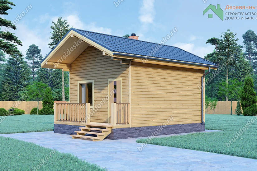 Баня 6х5 из бруса Баня 6х5 из бруса