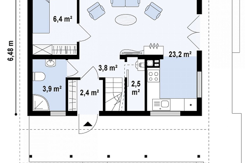 Проект дома Вертикаль