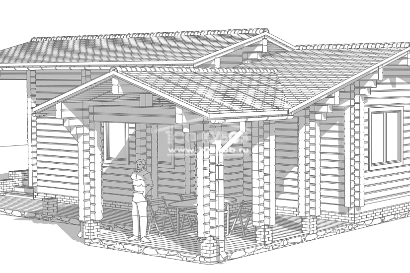 Дом - баня 2392