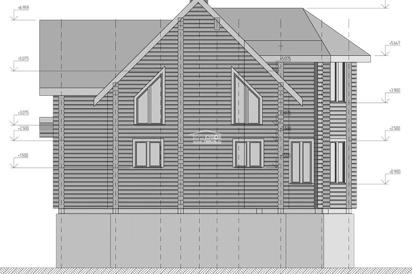 Жилой дом с эркером 2259
