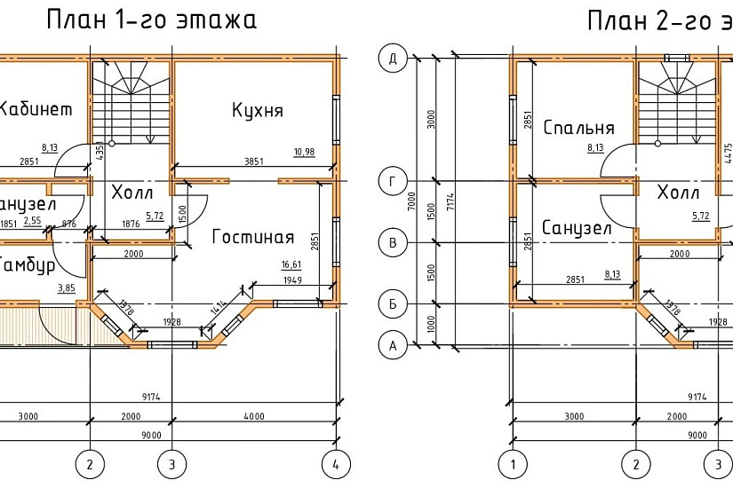 Каркасный дом 6*9