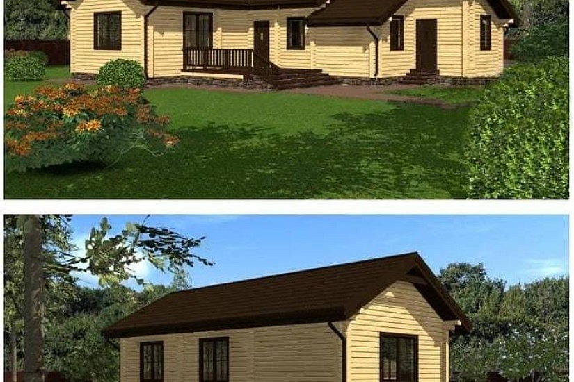 Баня из профилированного бруса