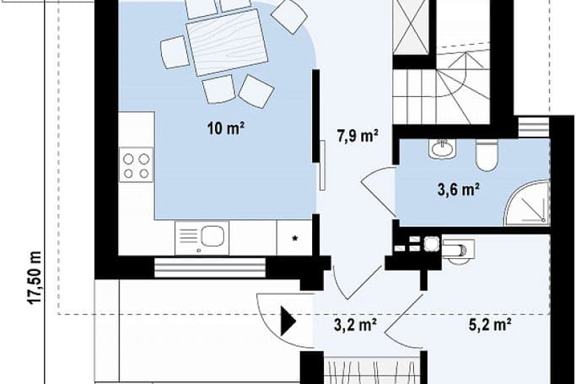 Проект дома K297 GF