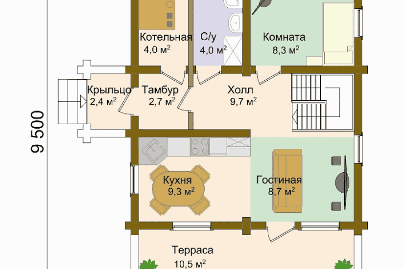 Проект дома "Комфорт"