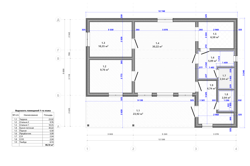 Дом-каркас-1этаж-12500х9000-КР Дом-каркас-1этаж-12500х9000-КР