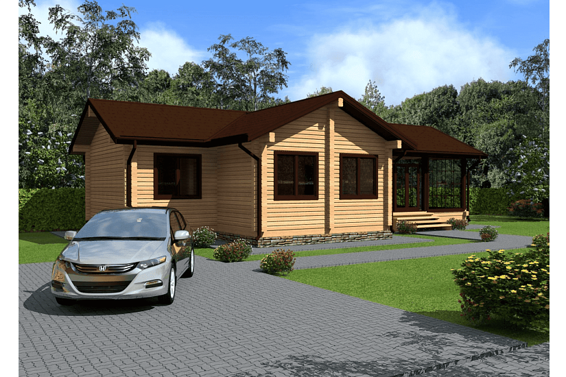 Дом  8,2х15-1эт-брус-КД