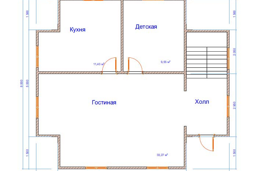Дом из бруса №29
