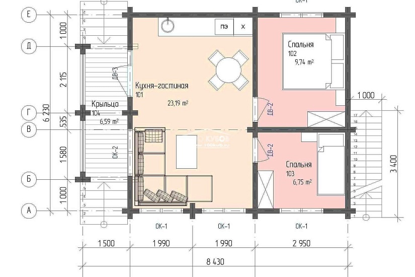 Дачный дом 2239