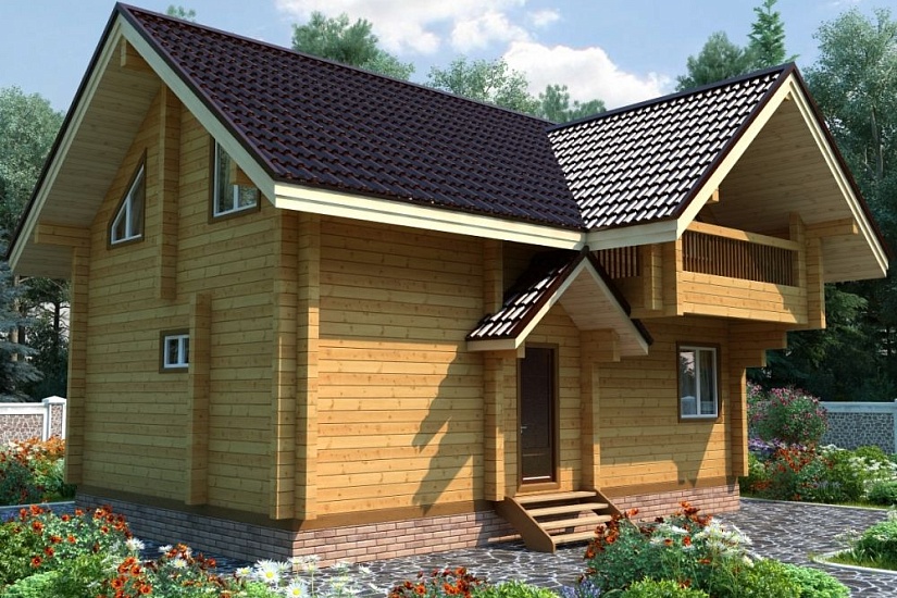 ДОМ ИЗ БРУСА ДБр-110а