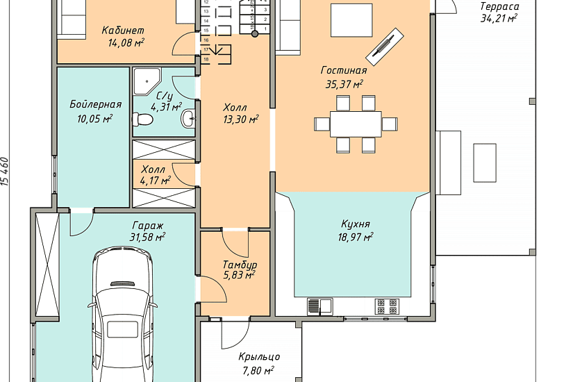 Каркасный дом КД-313