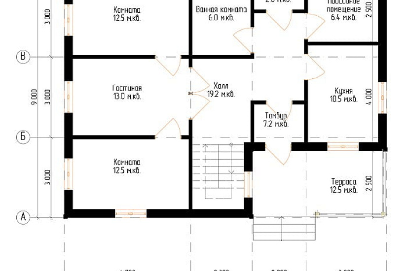 Брусовой дом №6