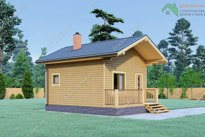 Баня 6х5 из бруса Баня 6х5 из бруса
