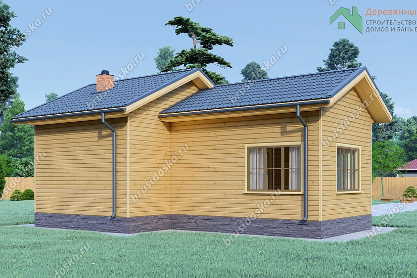 Баня 6х10 из бруса Баня 6х10 из бруса