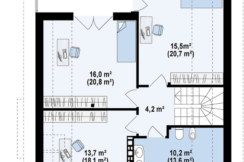 ДОМ ИЗ ГАЗОБЕТОНА ГД-148а