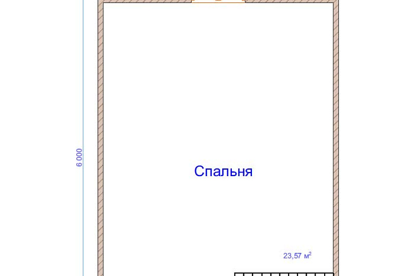Дом из бруса №16 7,5x6 м
