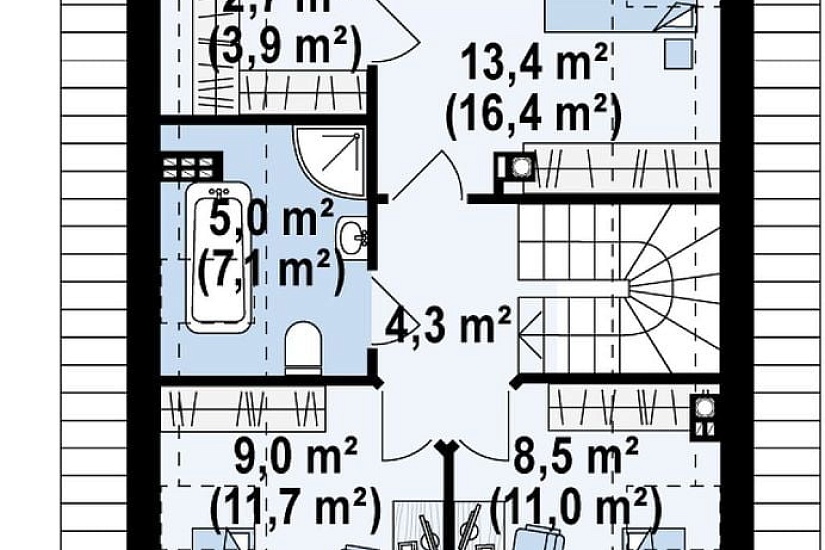 ДОМ ИЗ ГАЗОБЕТОНА ГД-130а