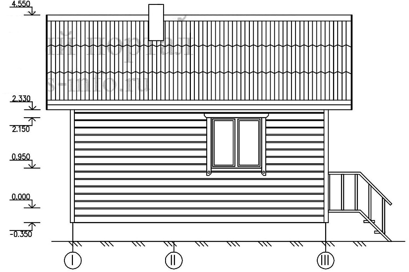 Баня 6х4,5-1эт-каркасник-КД Баня 6х4,5-1эт-каркасник-КД
