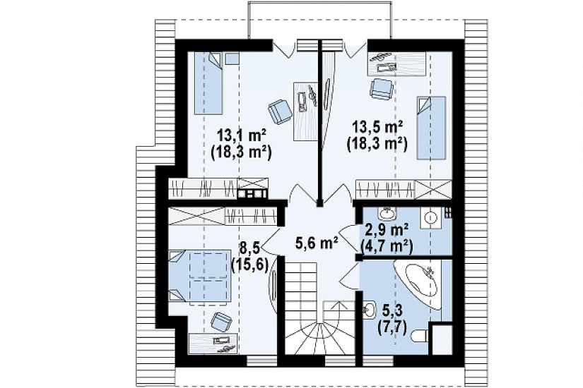 Проект дома Винтаж