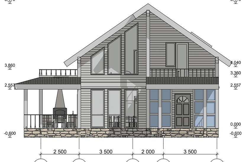 Дом-каркас150мм-11500х10700мм-1,5эт-КР