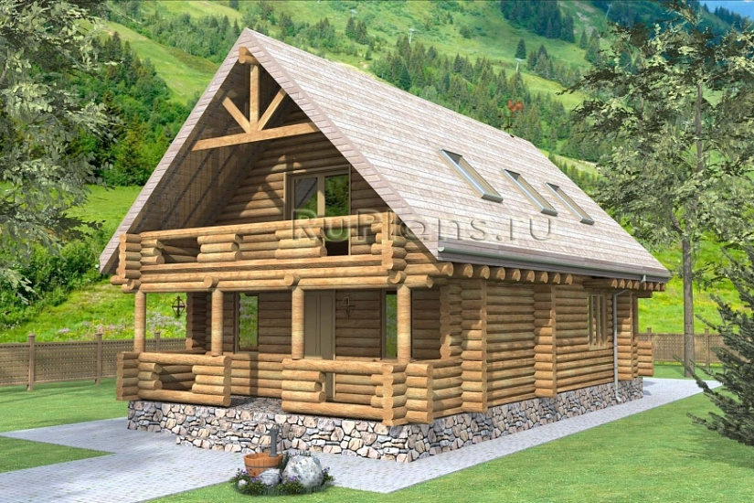 Проект дома 77м²