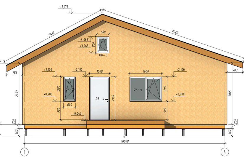 Дом-каркасный-1этаж-7000х10000-АР