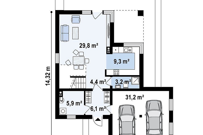 ДОМ ИЗ ГАЗОБЕТОНА ГД-265