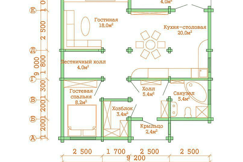 Проект дома "БЬЕРН"