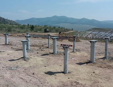 Монтаж фундаментов из винтовых свай под блочный комплектный распределительный пункт и трансформаторные подстанции