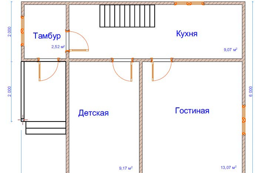 Дом из бруса №15