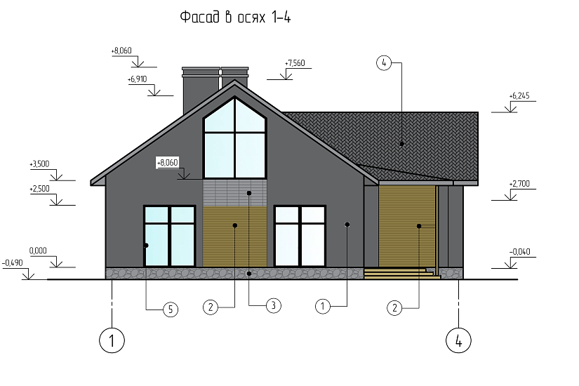 Дом-газоблок400мм-19150х13960мм-АР