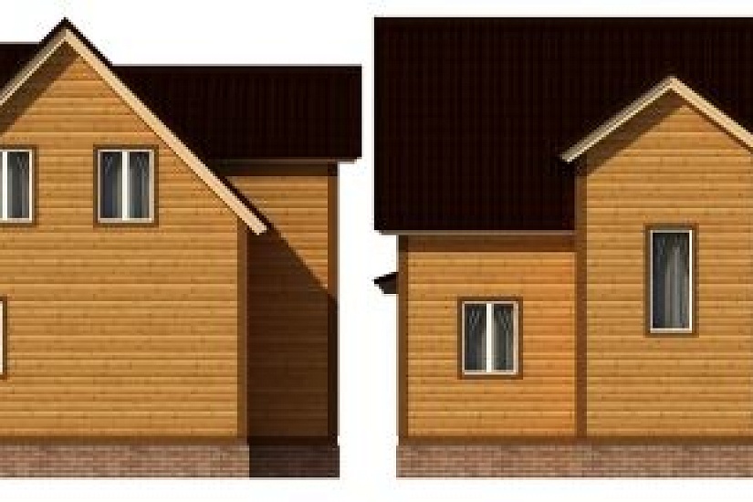 ДОМ ИЗ БРУСА ДБр-125