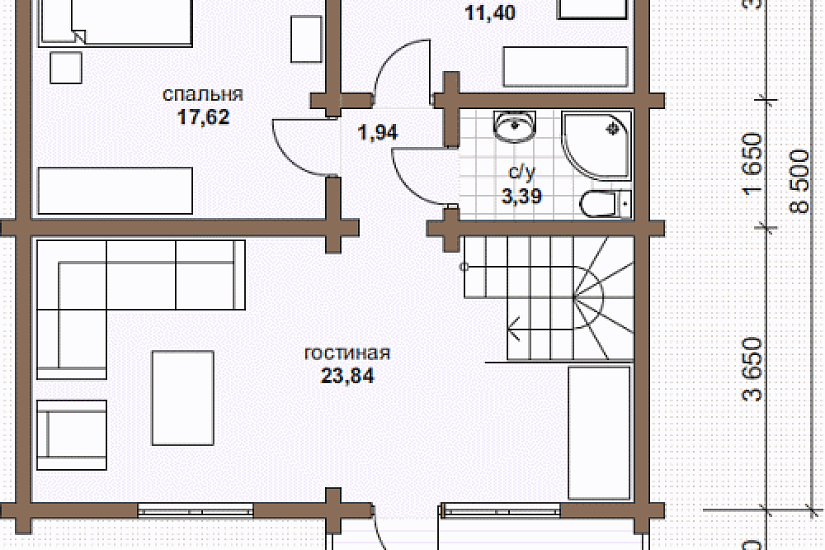 Дом ПБ 127 кв.м.