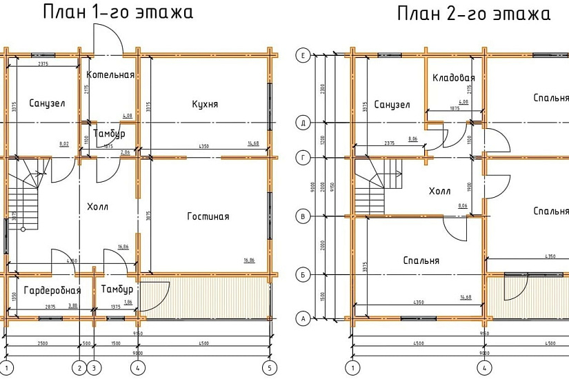 Дом из бруса 9*9