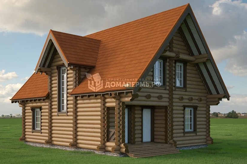  Дом из бревна ОБ-202