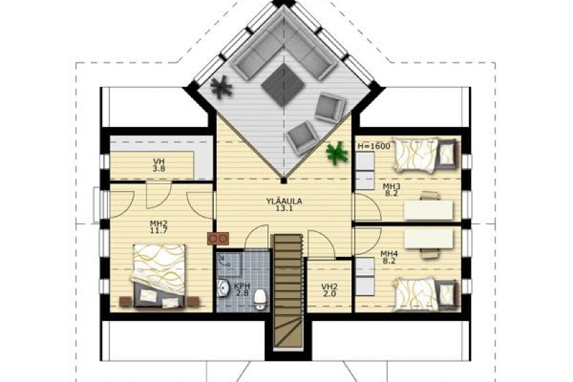 Дом из бруса Рябиновый 249