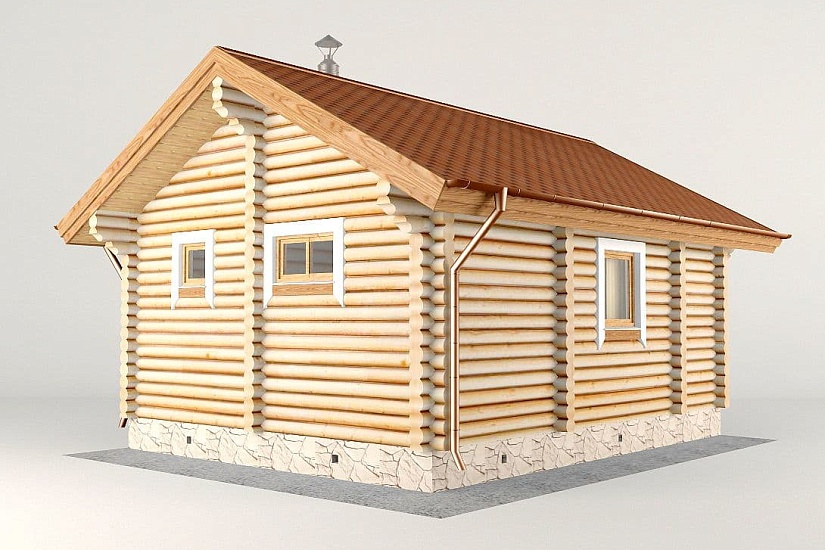 БАНЯ ИЗ БРЕВНА Б-43