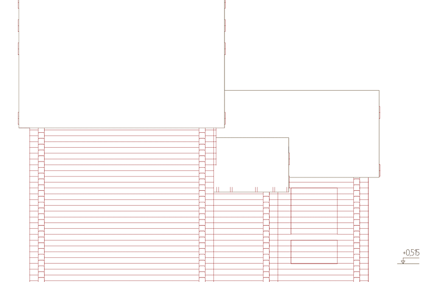 Дом-брус 160х160мм-10640х10640мм-1,5эт-КД