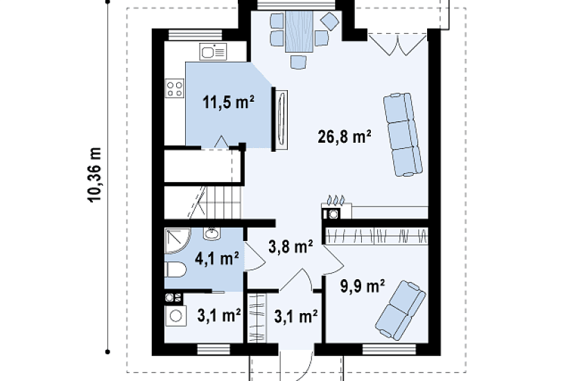 Дом ГБ 148,1 кв.м